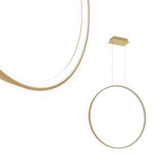 Lampa wisząca RIO 78 złota LED 4000K LED 1x50W IP20 TH.140 SOLLUX