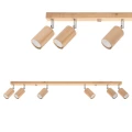 Lampa sufitowa BERG 6 naturalne drewno GU10 6x40W IP20 SL.1043 SOLLUX