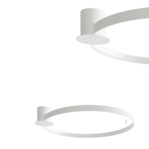 Lampa sufitowa Ring RIO 78 biały LED 3000K LED 1x50W IP20 TH.129 SOLLUX