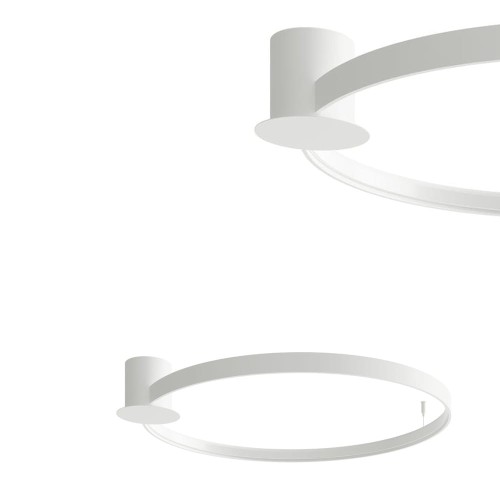 Lampa sufitowa Ring RIO 78 biały LED 3000K LED 1x50W IP20 TH.129 SOLLUX