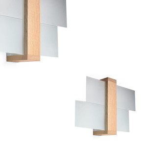 Kinkiet FENIKS 1 Naturalne Drewno SL.0077 SOLLUX