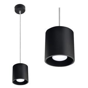 Lampa Wisząca ORBIS 1 Czarny SL.0051 SOLLUX