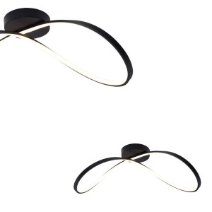 Lampa sufitowa Erda czarny 19600C-BK Zuma Line