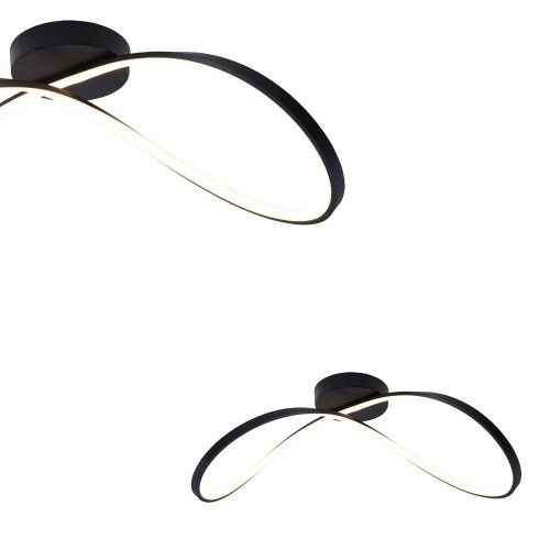 Lampa sufitowa Erda czarny 19600C-BK Zuma Line