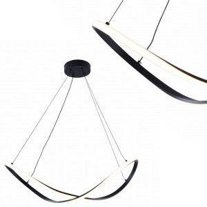 Lampa wisząca Erda czarny 19600P-BK Zuma Line