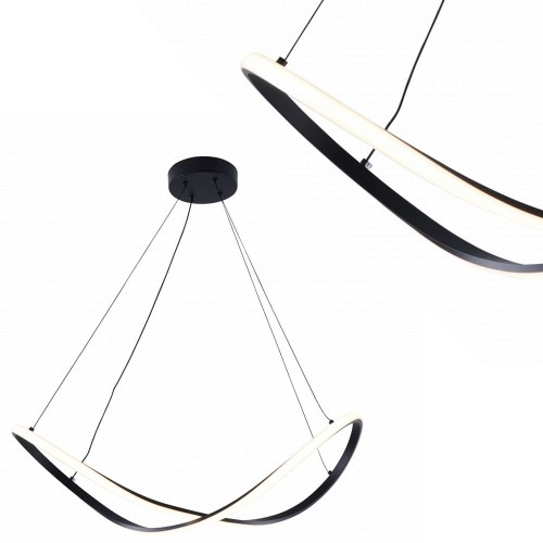 Lampa wisząca Erda czarny 19600P-BK Zuma Line