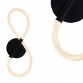Kinkiet lampa ścienna Balbo czarny 20006W-BK Zuma Line