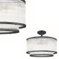 Lampa sufitowa plafon Sergio czarny mat C0528-05H-P7AC Zuma Line