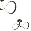 Lampa sufitowa Clint czarny MX6347-1-3BT Zuma Line