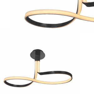 Lampa sufitowa Viso czarny MX9932-1-3BD Zuma Line
