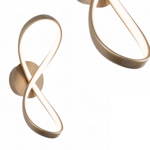 Kinkiet lampa ścienna Fermi złoty 20026W-GD Zuma Line