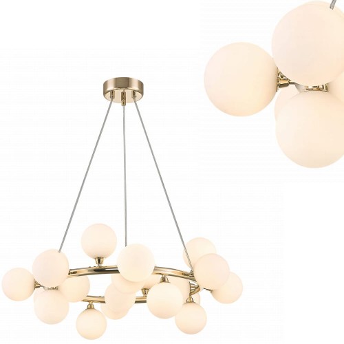 Lampa wisząca Bobo złoto francuskie P0462-20C-F7AA Zuma Line