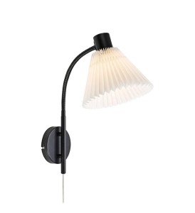Kinkiet ścienny MIRA Wall 1L Black/White 108752 Markslojd