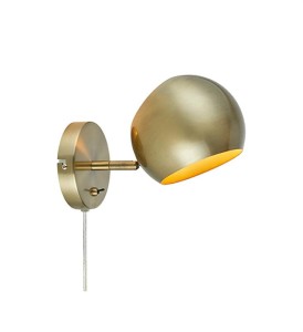 Kinkiet ścienny EDGAR Wall 1L Antique Brass 108754 Markslojd