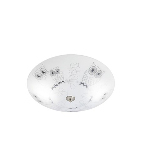 Plafon UGGLARP Plafond 2L 39cm White/Black 108764 Markslojd