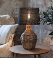 Lampa stołowa PAGLIA Table 1L Black/Natural 108770 Markslojd
