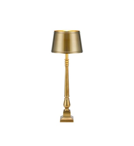 Lampa stołowa METALLO Table 1L Antique Brass 108774 Markslojd
