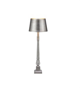Lampa stołowa METALLO Table 1L Antique Silver 108775 Markslojd