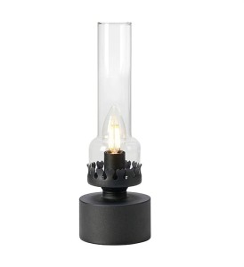 Lampa stołowa KANDELLA Table 1L Sandy Black/Clear 108786 Markslojd