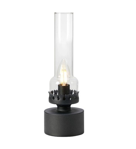 Lampa stołowa KANDELLA Table 1L Sandy Black/Clear 108786 Markslojd