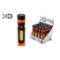 Latarka LED 3W COB + 3W LED 3xAAA XD-HH120 XUDO