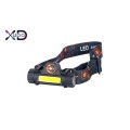 Latarka LED czołowa 1W COB + 1W LED aku XD-HH130 XUDO