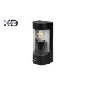 Kinkiet E27 LED IP44 PC czarny PIR XD-QA101B XUDO