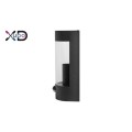 Kinkiet E27 LED IP44 PC czarny PIR XD-QA101B XUDO