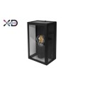Kinkiet E27 LED IP44 Glass czarny XD-QA100B XUDO