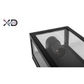 Kinkiet E27 LED IP44 Glass czarny XD-QA100B XUDO