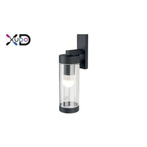 Kinkiet E27 LED IP44 Clear czarny XD-QA120B XUDO