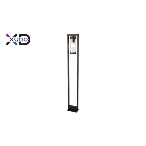 Lampa ogrodowa E27 LED IP44 Clear czarna XD-QA121B XUDO