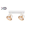 Kinkiet GX53 LED x2 biały+złoty XD-IK282W XUDO