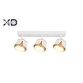 Kinkiet GX53 LED x3 biały+złoty XD-IK283W XUDO