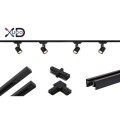 Tracklight 1-faza GU10 czarny x4 2m XD-IT202B XUDO