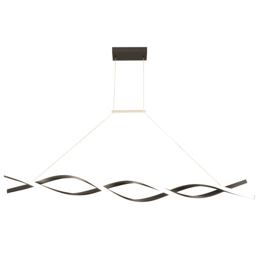 Żyrandol LED 37W 120cm 4000K czarny XD-LA127B XUDO