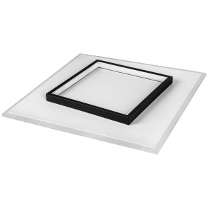 Żyrandol LED 32W 40x40cm 4000K czarny XD-LA126 XUDO