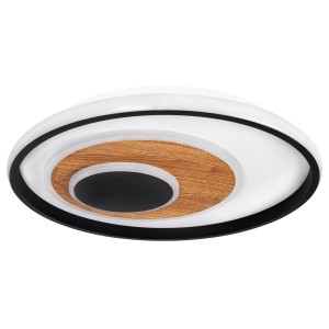 Żyrandol LED 29W 40cm 4000K czarny XD-LA124 XUDO