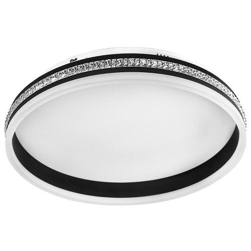 Żyrandol LED 48W 50cm 4000K czarny XD-LA120 XUDO