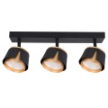 Kinkiet GX53 LED x3 czarny+złoty XD-IK283B XUDO