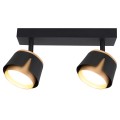 Kinkiet GX53 LED x2 czarny+złoty XD-IK282B XUDO