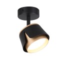 Kinkiet GX53 LED x1 czarny+złoty XD-IK281B XUDO