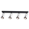 Kinkiet GU10 LED x4 biały+czarny XD-IK264W XUDO
