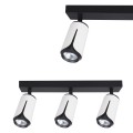 Kinkiet GU10 LED x3 biały+czarny XD-IK263W XUDO