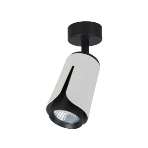 Kinkiet GU10 LED x1 biały+czarny XD-IK261W XUDO