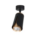 Kinkiet GU10 LED x1 czarny+złoty XD-IK261B XUDO
