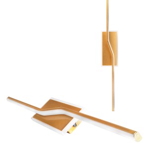 Kinkiet ścienny LED 12W 60cm 4000K złoty XD-LA129G XUDO