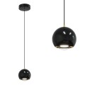 Lampa Wisząca Aurenia 1xLED czarna PL0122-CB Yaskr