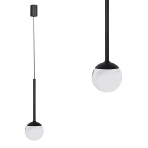 Lampa Wisząca Orra 1xLED czarna PL0105-BK Yaskr