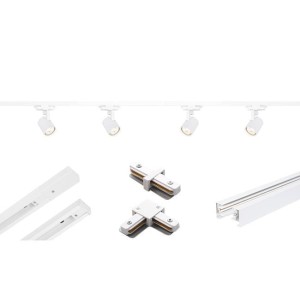 Tracklight 1-faza GU10 biały x4 1,5m XD-IT201W XUDO